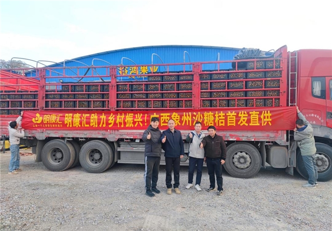 甜蜜来袭!象州沙糖桔在长三角火热上KAIYUN网页 开云com市(图4)