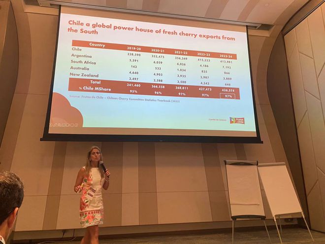 开云智利水果组团亮相亚洲国际果蔬展全新形象迎接2425智利水果季！(图4)